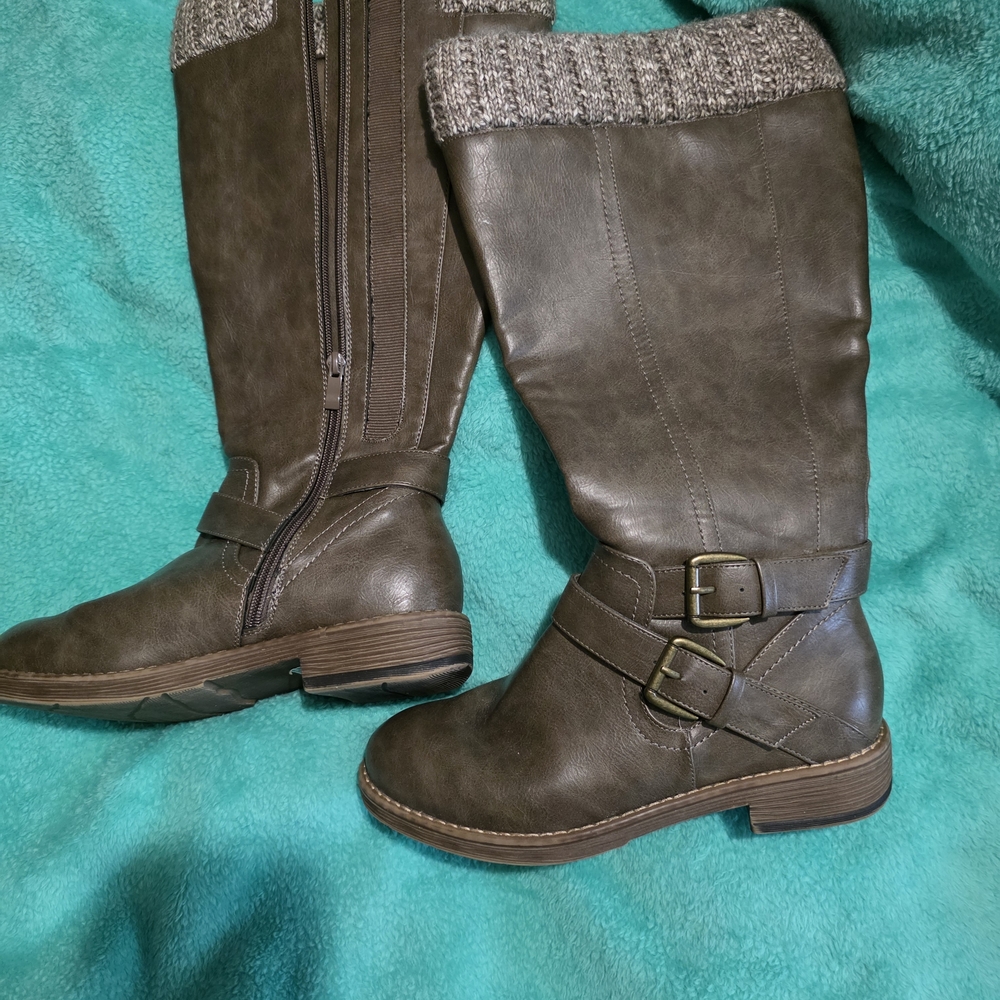 Women's Brown Knee-High Boots